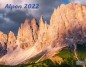 Mobile Preview: Calendar The Alps 2022