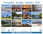 Mobile Preview: Wall Calendar Sweden 2024
