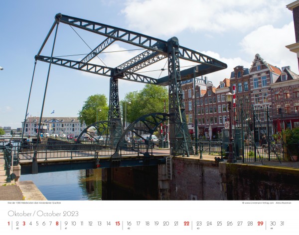 Wall Calendar Amsterdam 2023