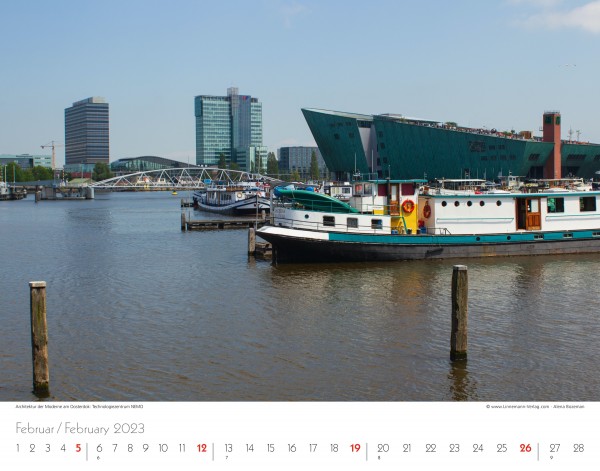 Wall Calendar Amsterdam 2023