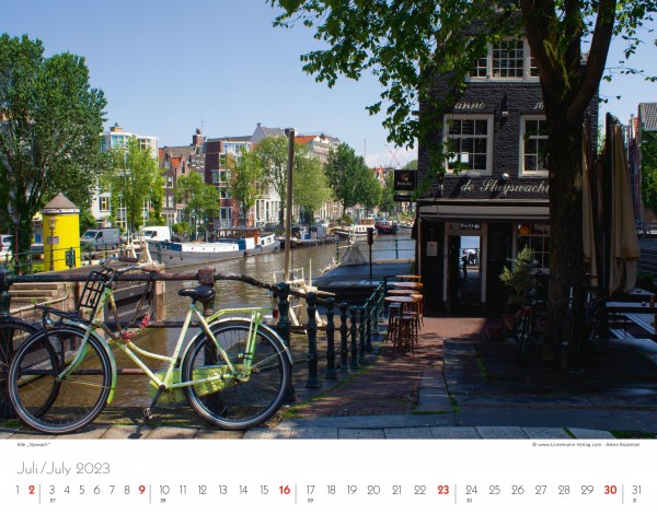 Wall Calendar Amsterdam 2023