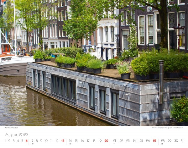 Wall Calendar Amsterdam 2023
