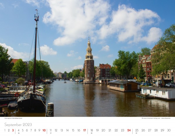 Wall Calendar Amsterdam 2023
