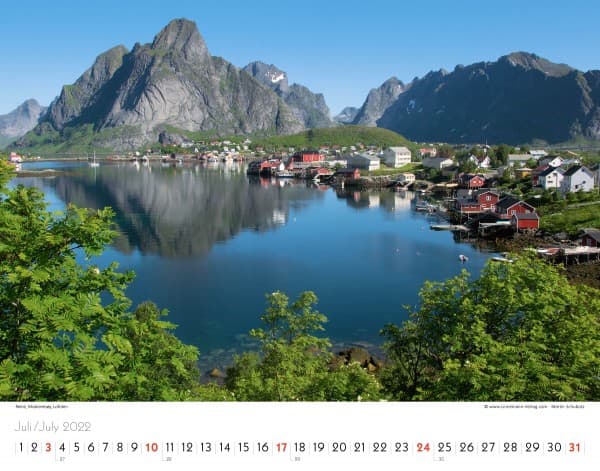 Calendar Norway 2022