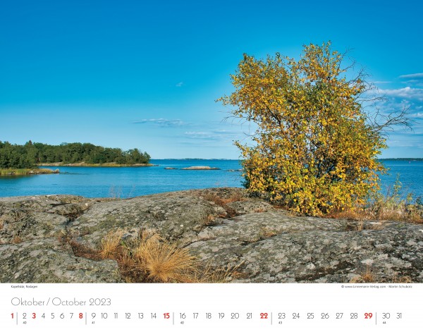 Wall Calendar Sweden 2023