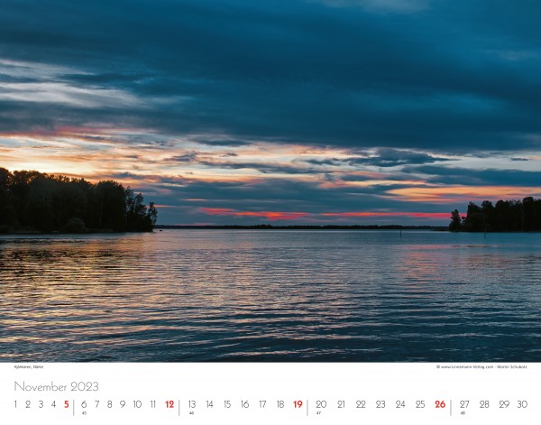 Wall Calendar Sweden 2023