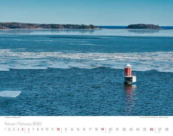 Wall Calendar Sweden 2023
