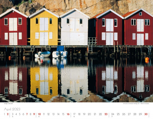Wall Calendar Sweden 2023