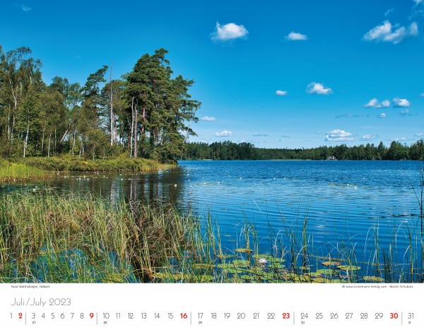 Wall Calendar Sweden 2023
