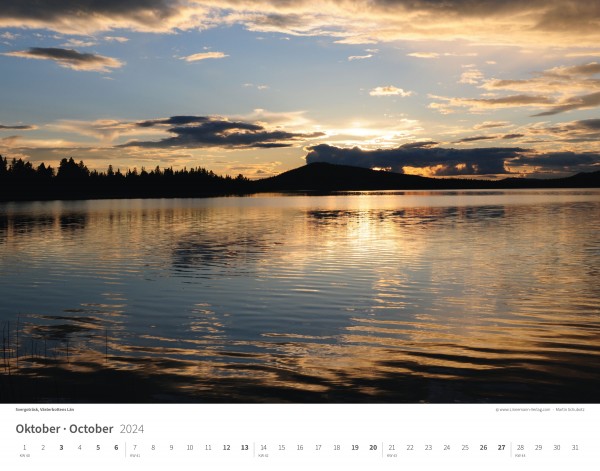 Wall Calendar Sweden 2024