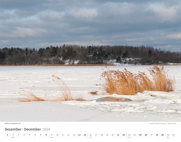 Wall Calendar Sweden 2024