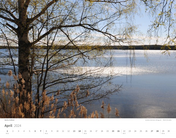 Wall Calendar Sweden 2024