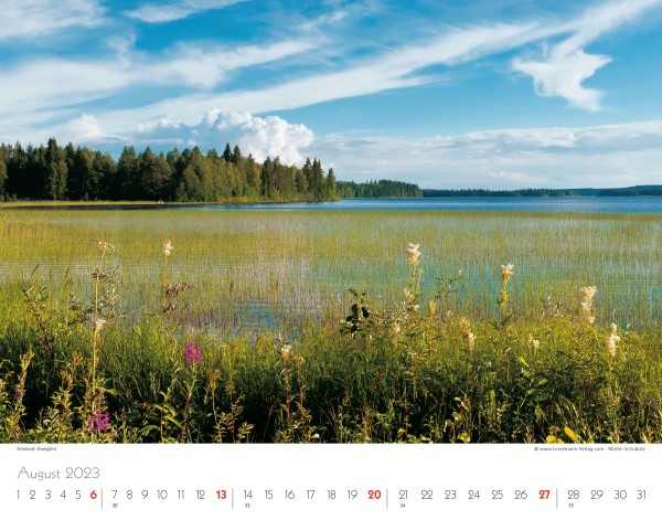 Wall Calendar Silence of the North 2023