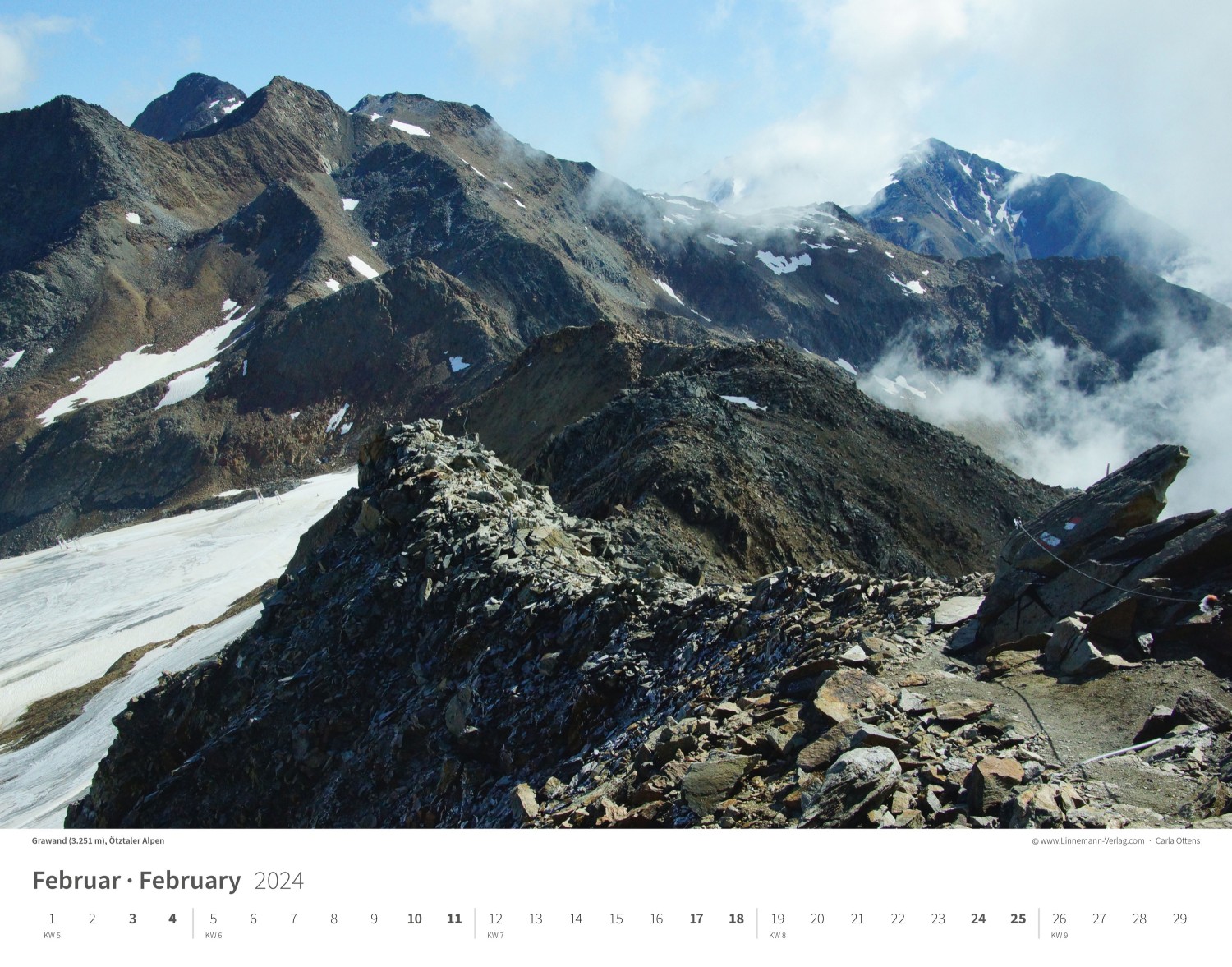 Kalender Alpen 2024