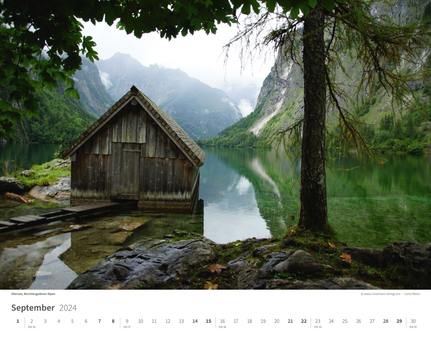 Wall Calendar The Alps 2024