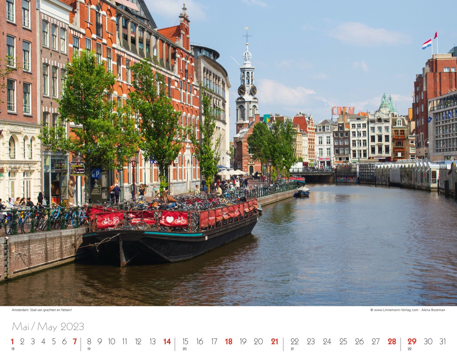 Wall Calendar Amsterdam 2023 Wall Calendar Amsterdam 2023