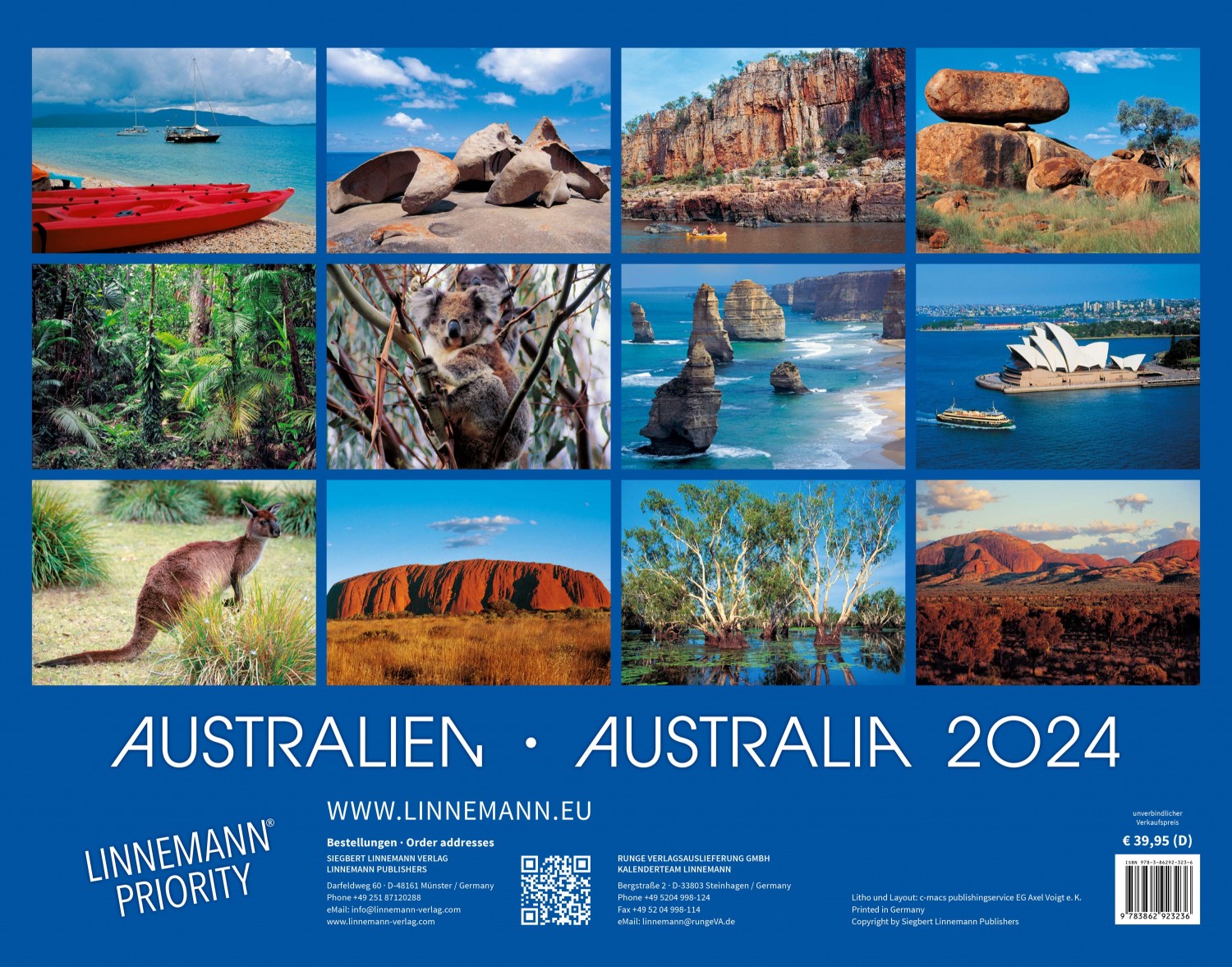 Kalender Australië 2024