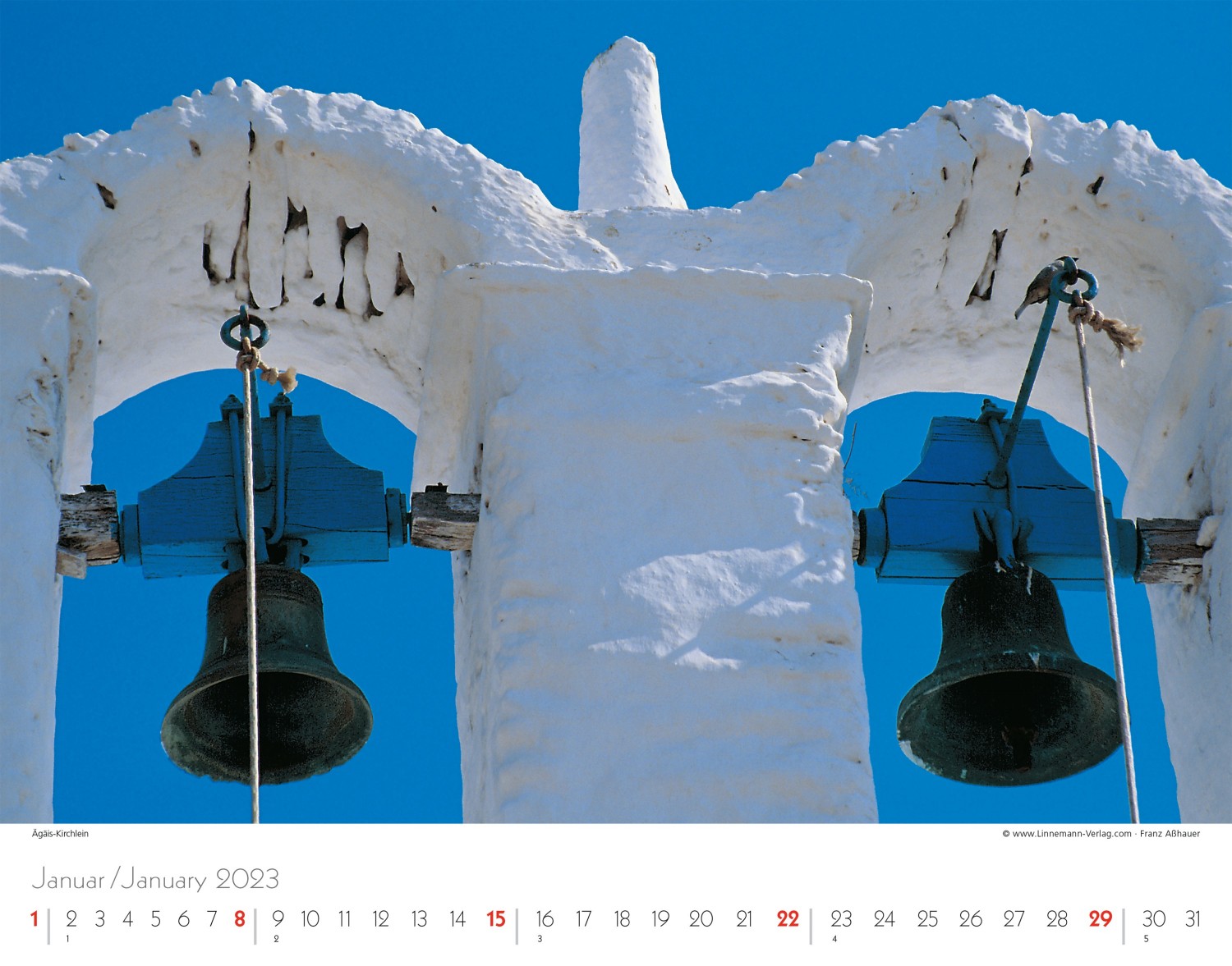 Wall Calendar Greece 2023 Wall Calendar Greece 2023