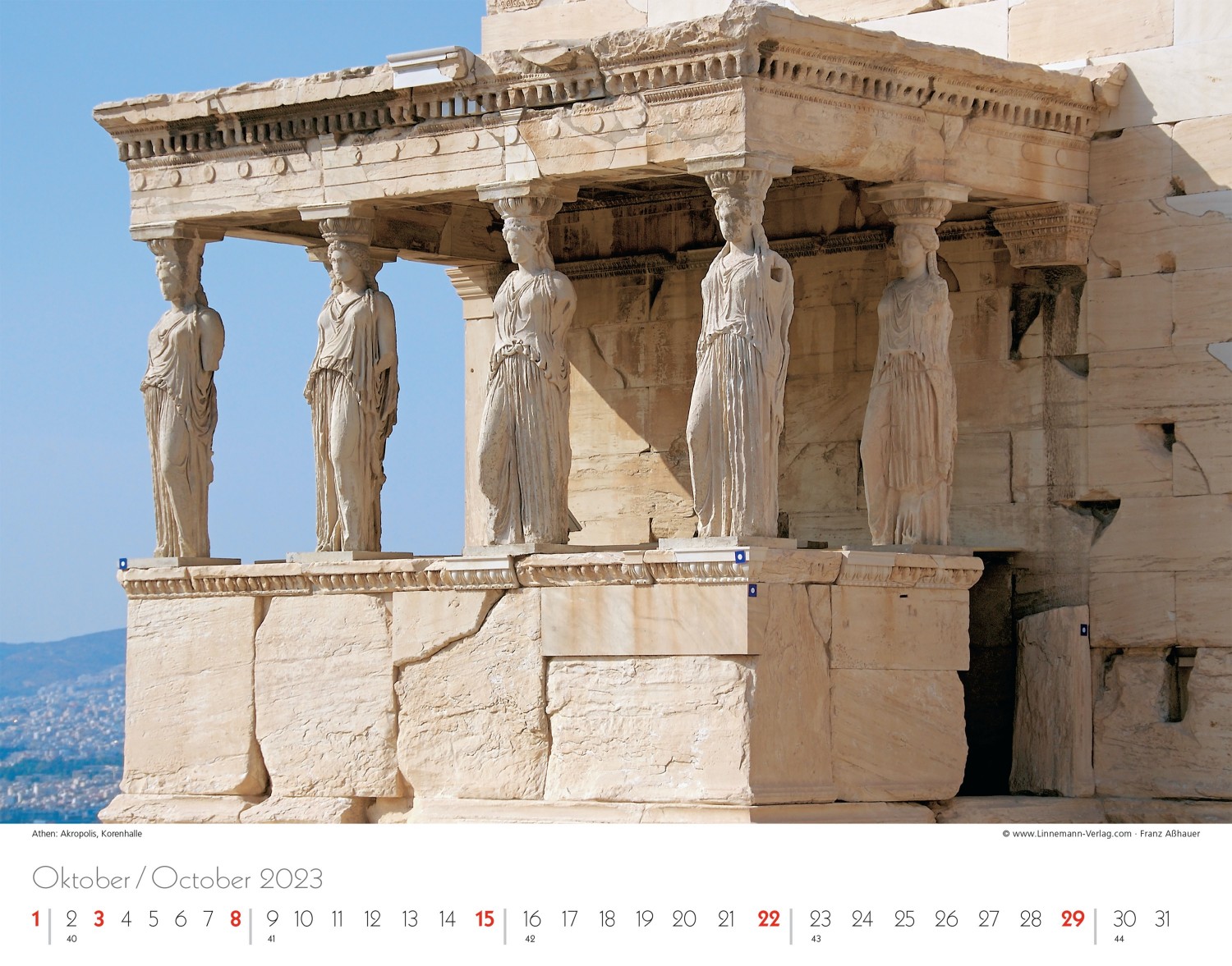 Wall Calendar Greece 2023 Wall Calendar Greece 2023