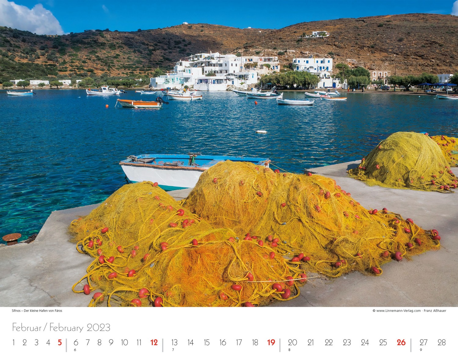 Wall Calendar Greece 2023 Wall Calendar Greece 2023