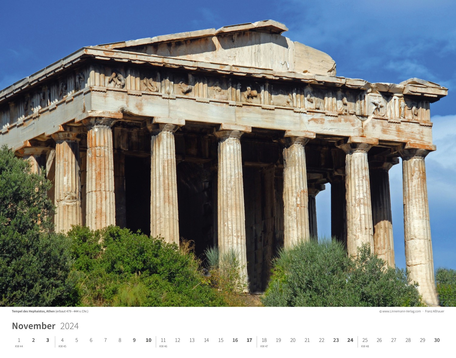 Wall Calendar Greece 2024 Wall Calendar Greece 2024