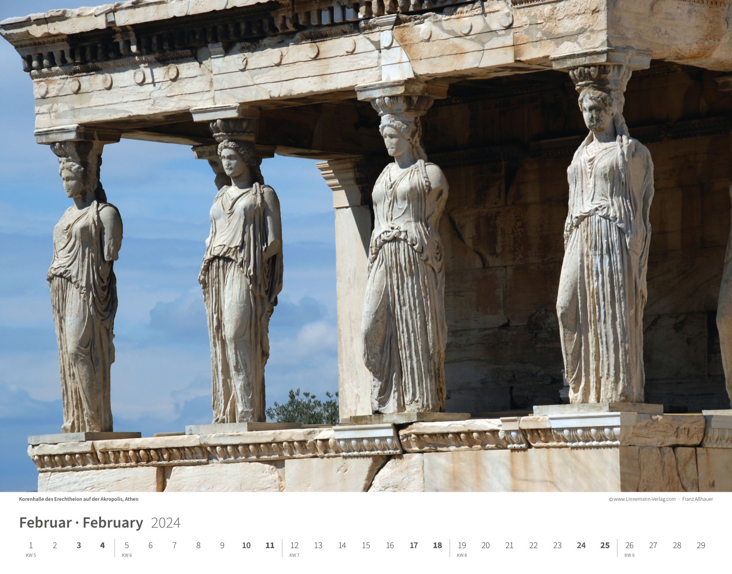 Wall Calendar Greece 2024