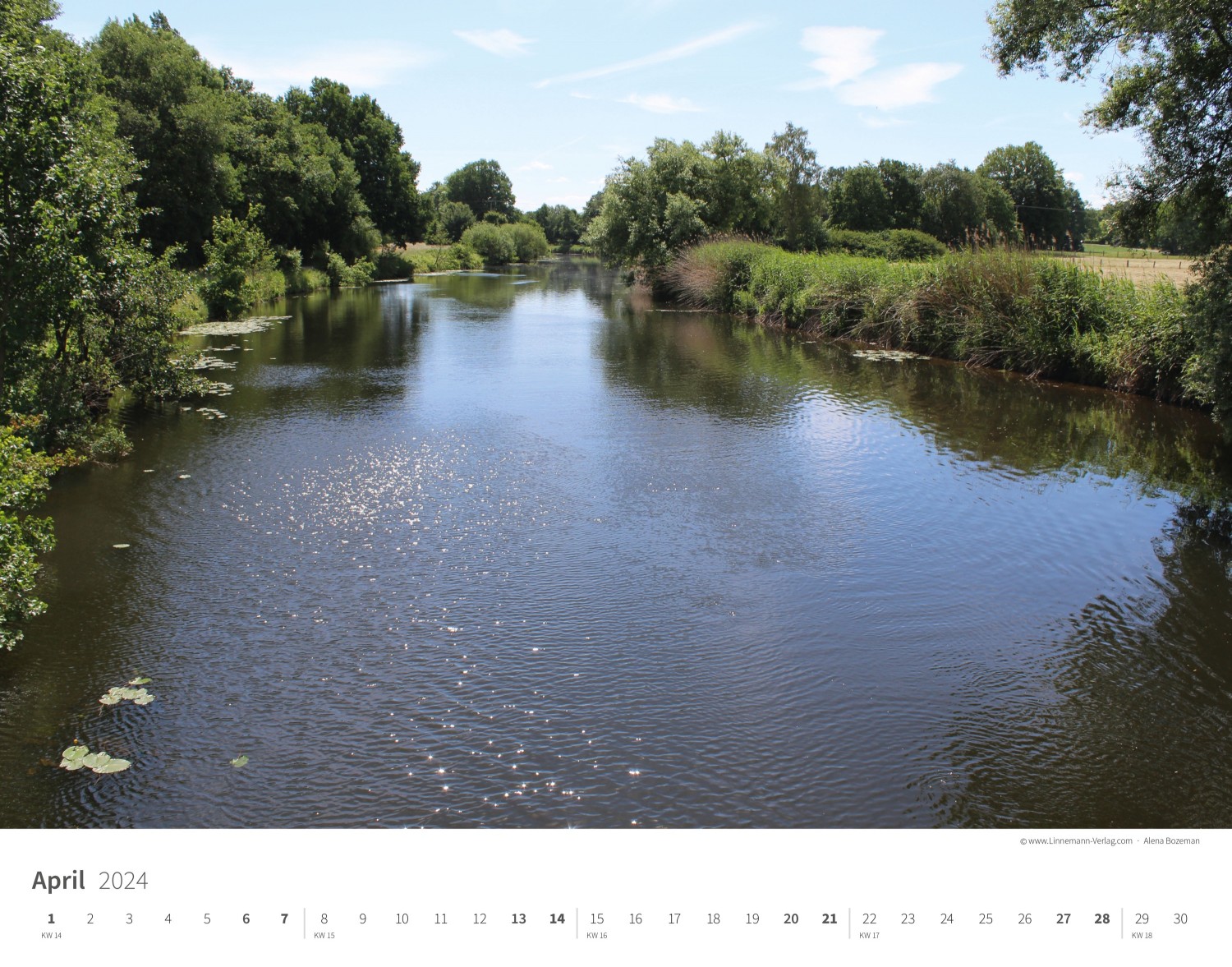 Wall Calendar Seasons 2024