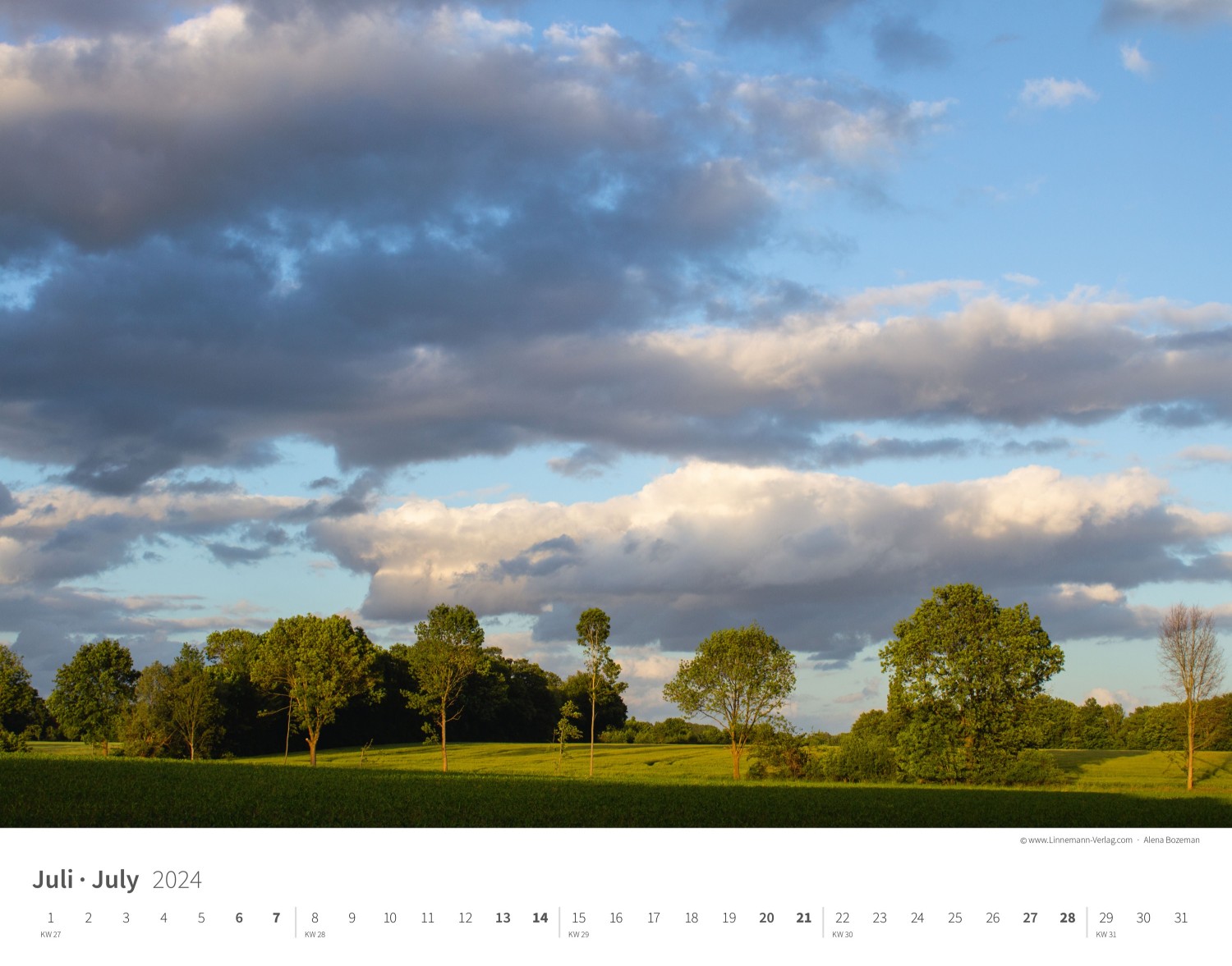 Kalender Jahreszeiten 2024