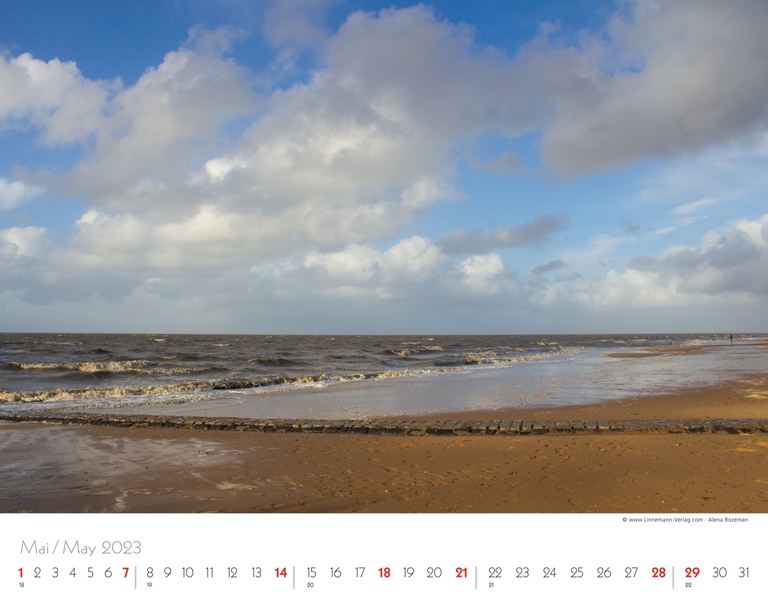 Wall Calendar North Sea 2023
