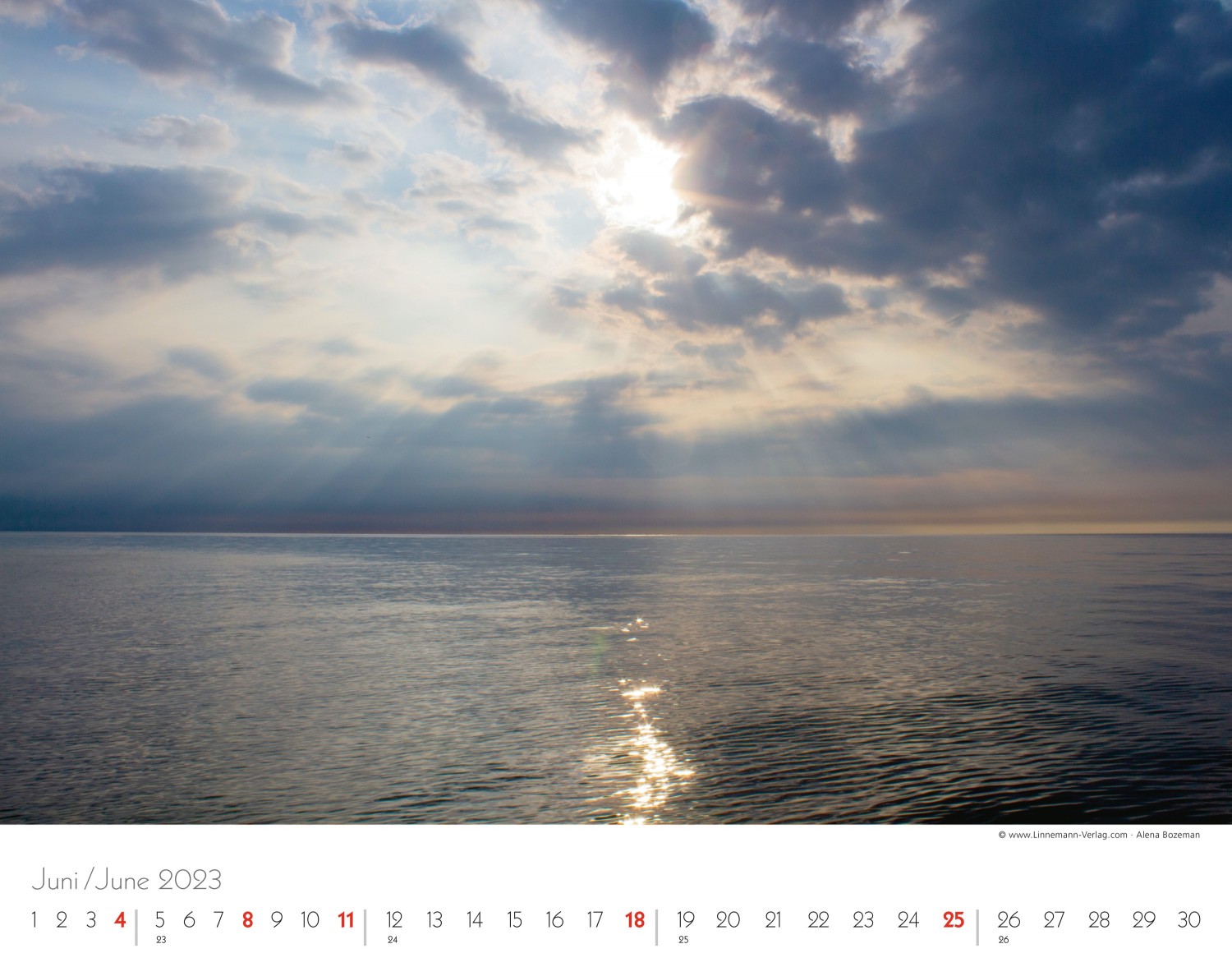 Wall Calendar North Sea 2023