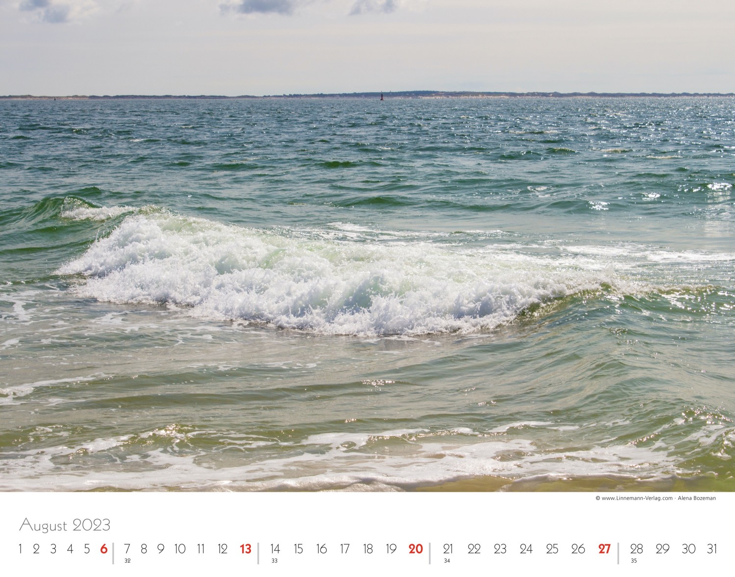 Wall Calendar North Sea 2023