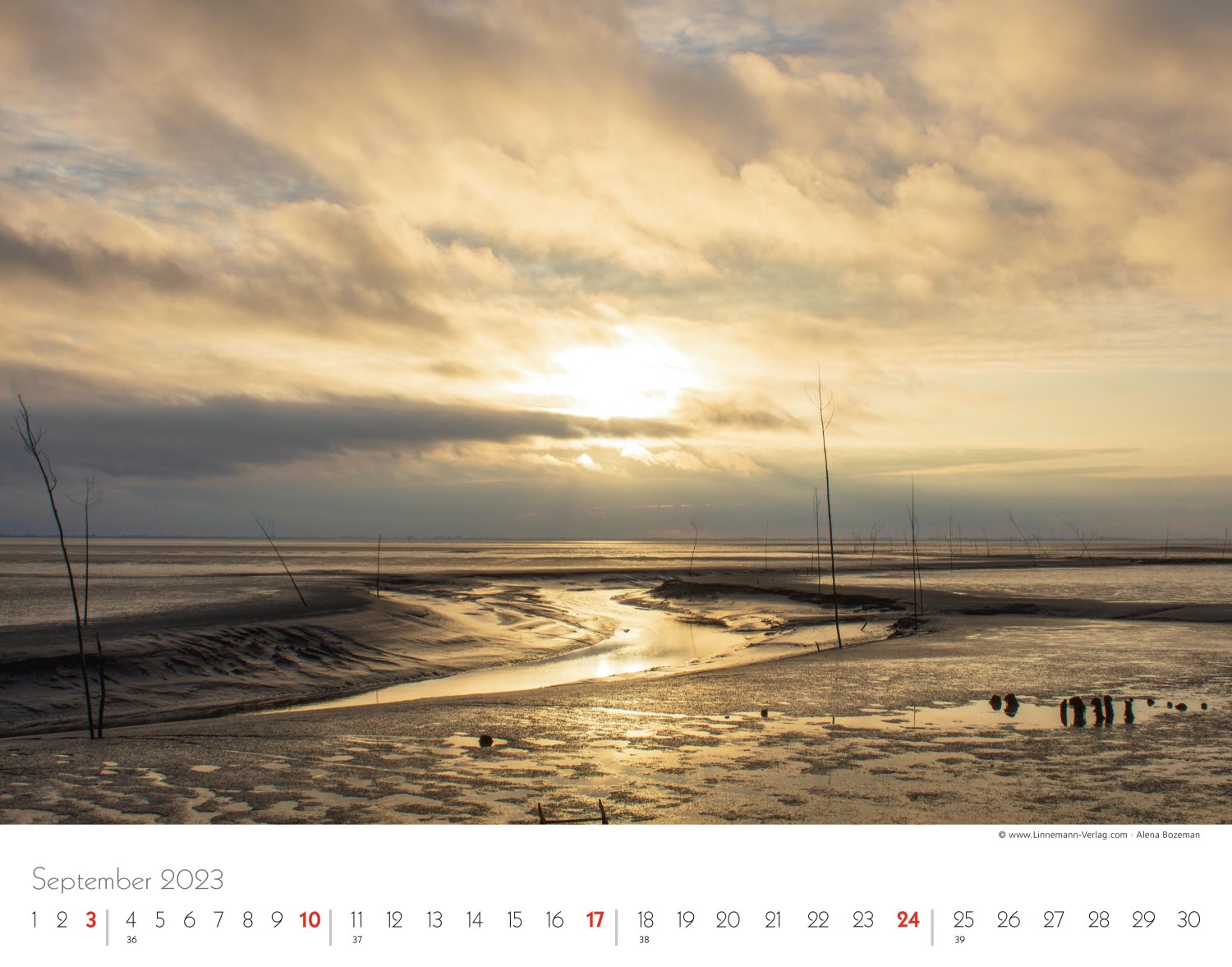 Wall Calendar North Sea 2023