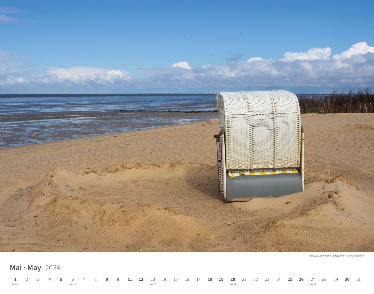 Wall Calendar North Sea 2024
