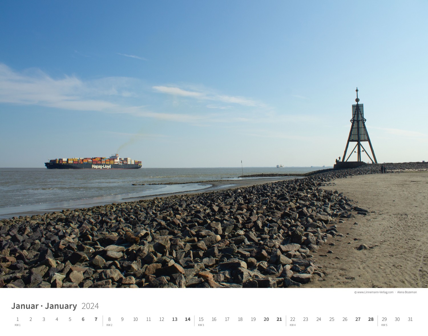 Wall Calendar North Sea 2024 Wall Calendar North Sea 2024