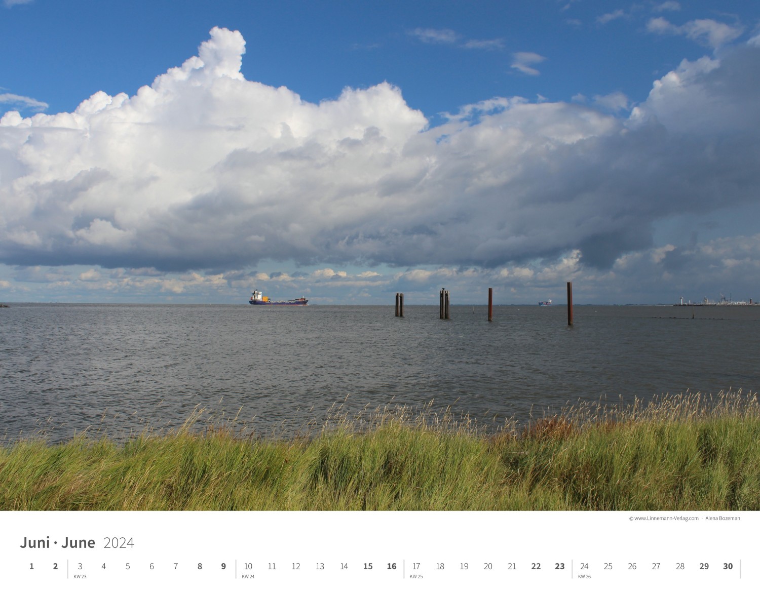 Wall Calendar North Sea 2024 Wall Calendar North Sea 2024