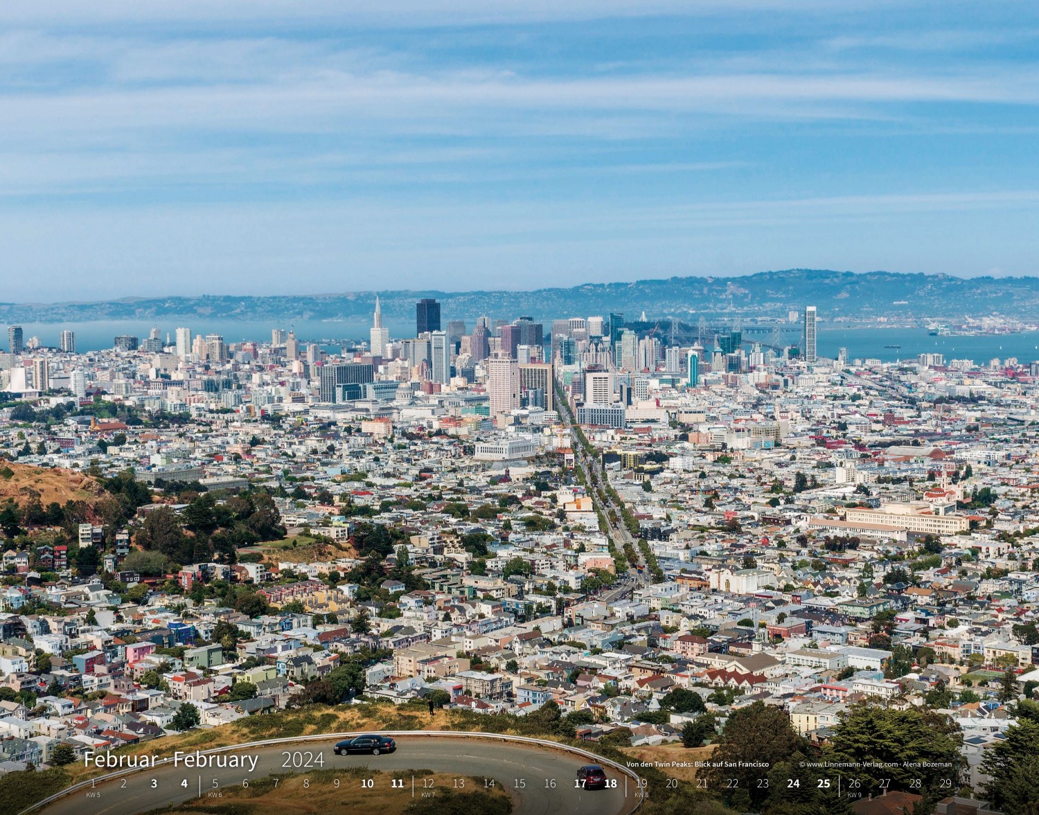 Kalender San Francisco 2024 Linnemann Verlag