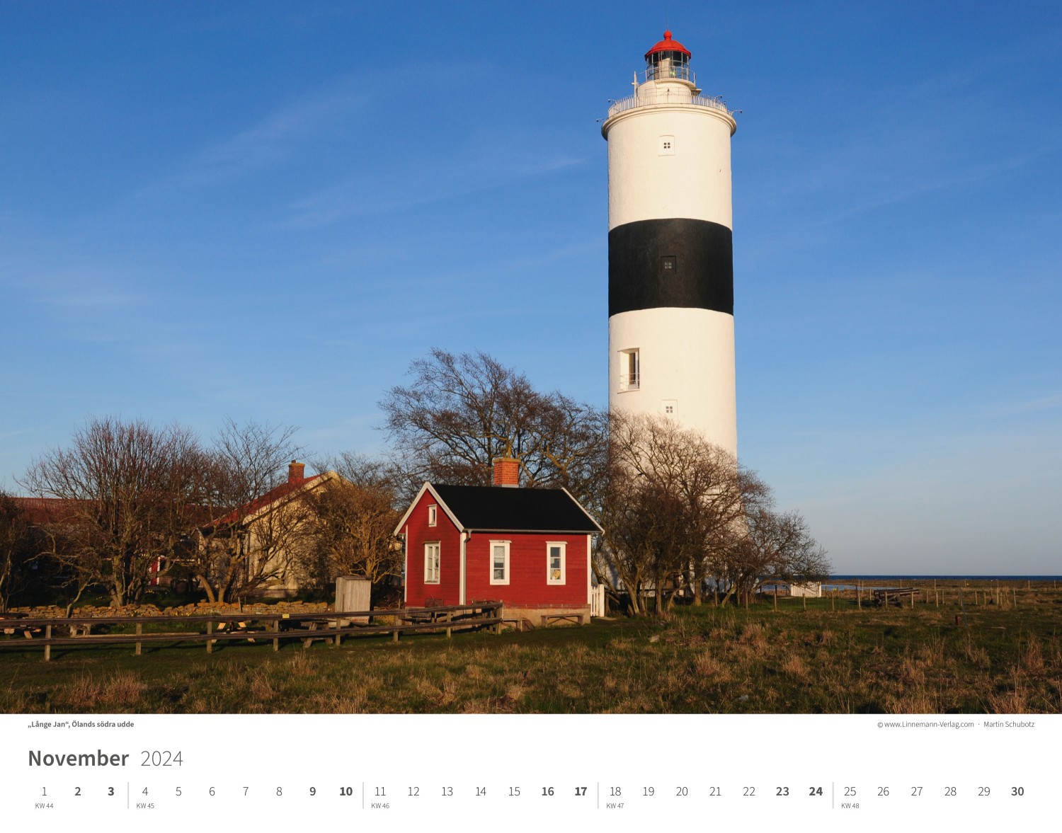 Wall Calendar Sweden 2024