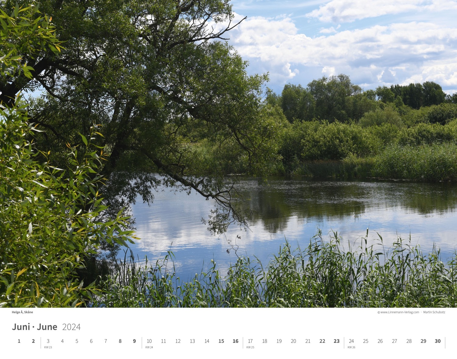 Wall Calendar Sweden 2024