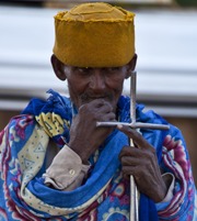 Äthiopien: Prediger auf dem Hidar Zion Fest in Axum
